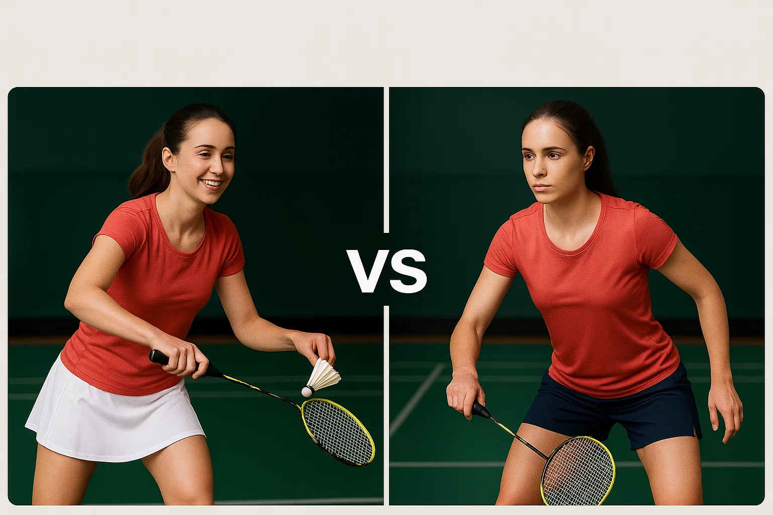 спідниця чи шорти для бадмінтону