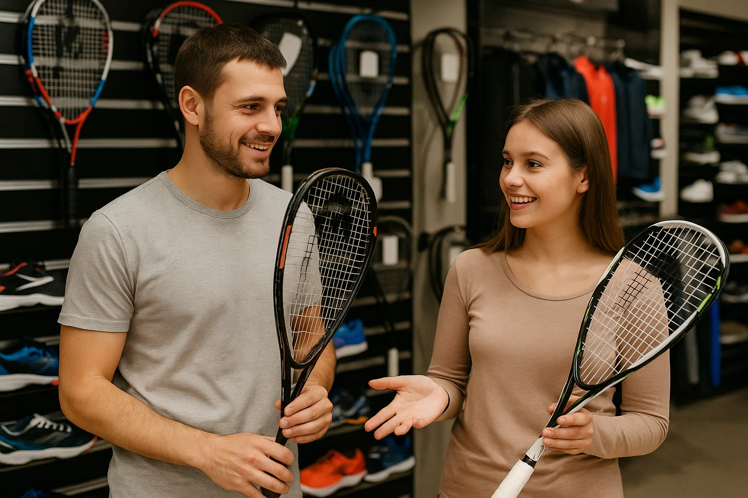 вибираємо ракетку для сквошу