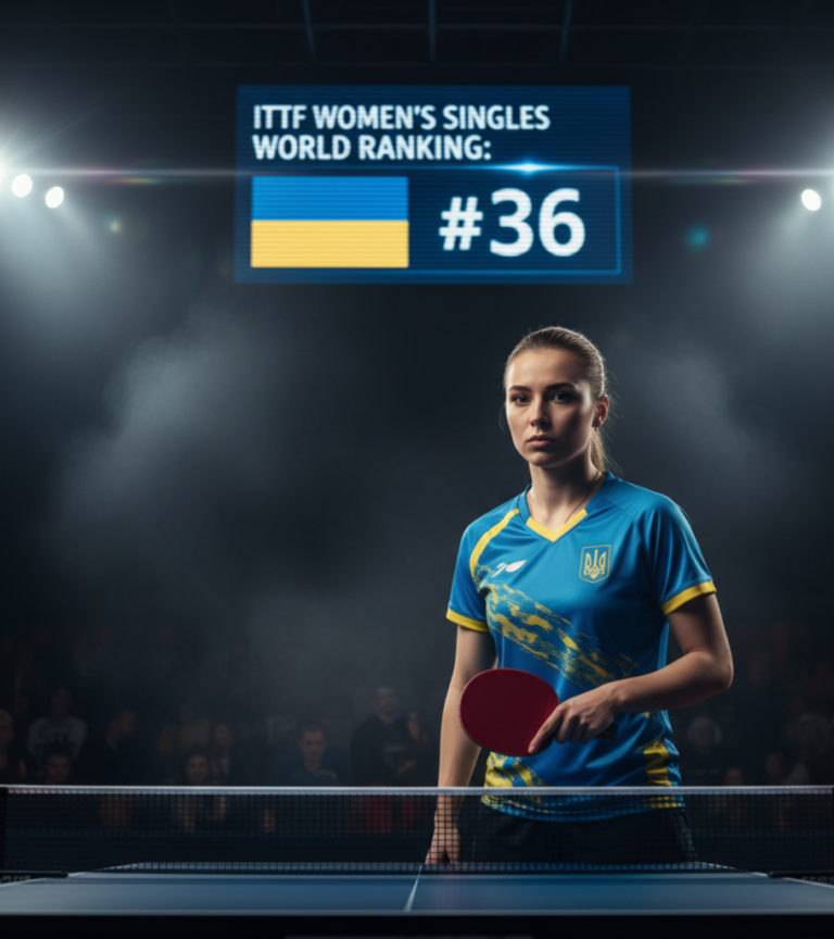 український настільний теніс в світовому рейтингу